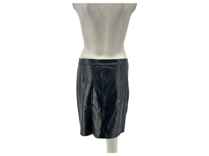 Isabel Marant Etoile Minifalda de cuero Negro - vista 2