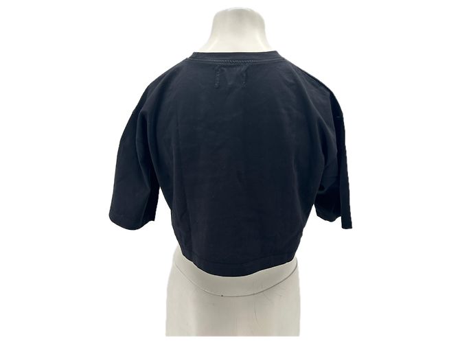 Autre Marque Camiseta crop "Gupo" Negro - vista 2