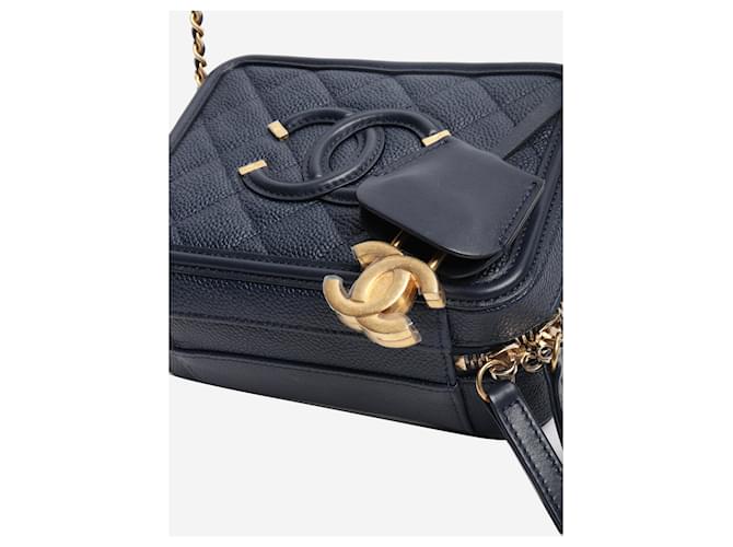 Chanel Mini borsa a tracolla vanity Navy 2019 Blu navy - vista 3