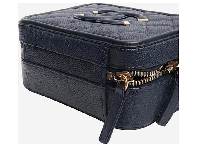 Chanel Mini borsa a tracolla vanity Navy 2019 Blu navy - vista 7