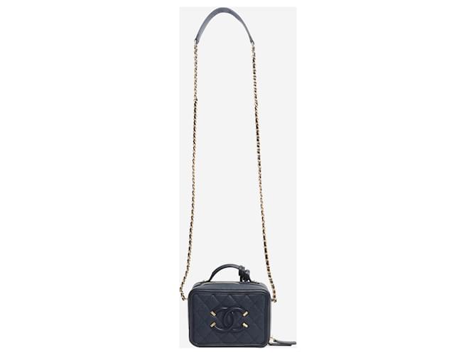 Chanel Mini borsa a tracolla vanity Navy 2019 Blu navy - vista 9