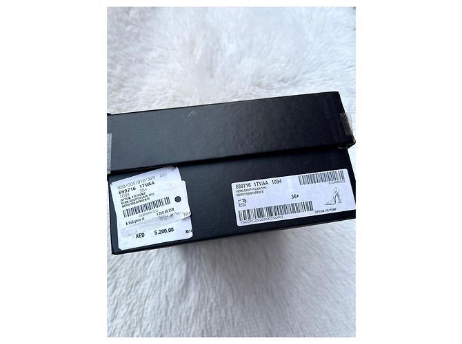 Saint Laurent Opyum Décolleté in PVC e Vernice Nero - vista 7