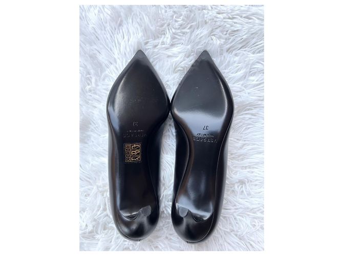 Décolleté Versace Medusa in pelle nera Nero - vista 8