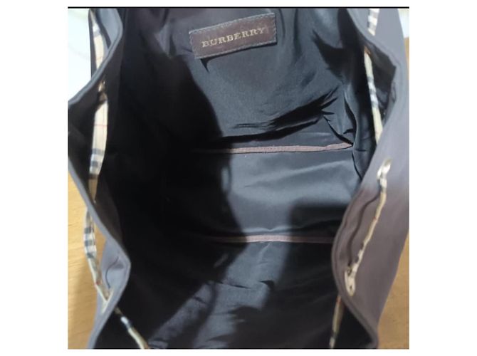 Burberry Nylon Rucksack mit Nova Check Besatz Schwarz - Ansicht 5