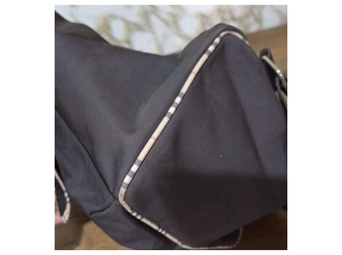 Burberry Nylon Rucksack mit Nova Check Besatz Schwarz - Ansicht 7