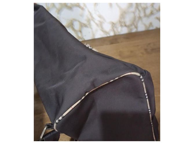 Burberry Nylon Rucksack mit Nova Check Besatz Schwarz - Ansicht 8