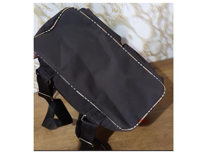 Burberry Nylon Rucksack mit Nova Check Besatz Schwarz - Ansicht 9
