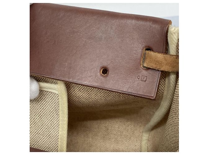Hermès Hermes Herbag Cabas MM Tote Bag Marrone - vista 10