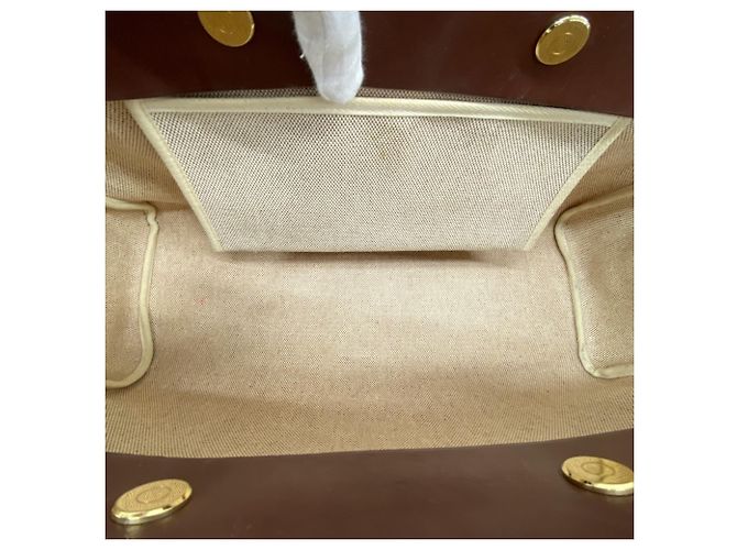 Hermès Hermes Herbag Cabas MM Tote Bag Marrone - vista 4