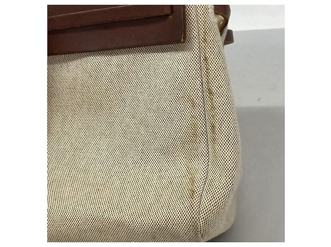 Hermès Hermes Herbag Cabas MM Tote Bag Marrone - vista 6