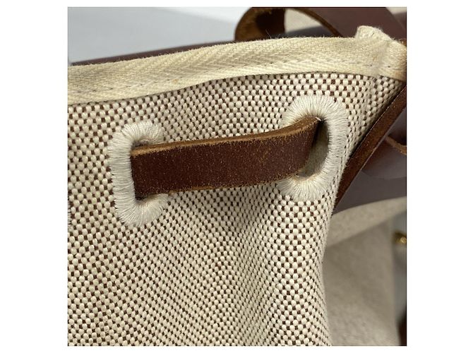 Hermès Hermes Herbag Cabas MM Tote Bag Marrone - vista 8