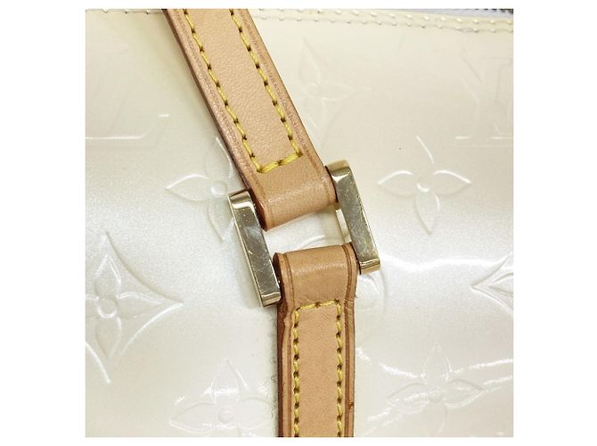 Borsa Louis Vuitton Vernis Bedford Bianco - vista 7