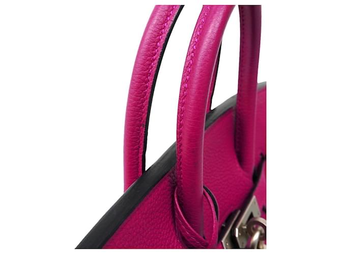 Hermès Borsa Hermes Birkin 25 Blu Porpora - vista 9