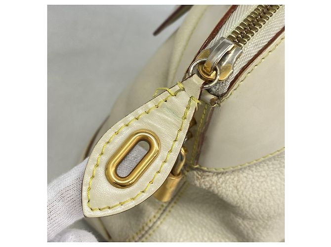 Borsa Louis Vuitton Suhali Lockit MM Bianco - vista 11
