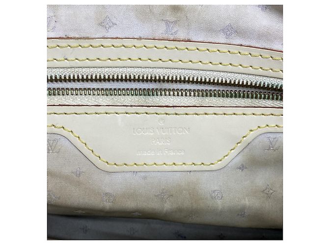 Borsa Louis Vuitton Suhali Lockit MM Bianco - vista 5