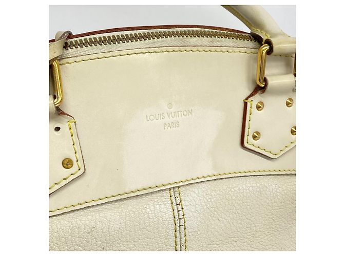 Borsa Louis Vuitton Suhali Lockit MM Bianco - vista 9