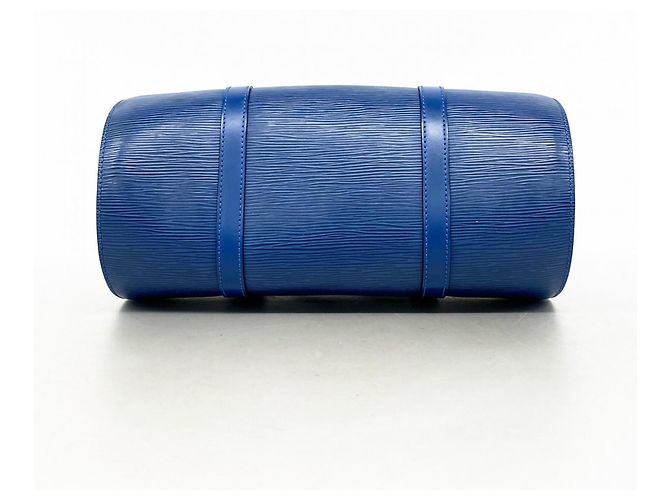 Borsa Louis Vuitton Epi Soufflot M52225 Blu - vista 3