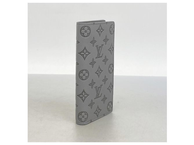 Portafoglio lungo Brazza Monogram Shadow Louis Vuitton Marrone - vista 2
