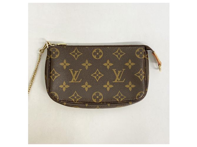 Borsa Tote Louis Vuitton Monogram Bucket GM Marrone - vista 11