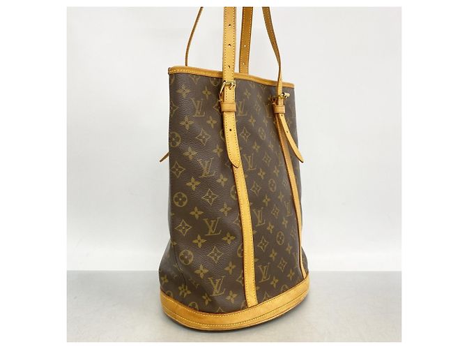 Borsa Tote Louis Vuitton Monogram Bucket GM Marrone - vista 2