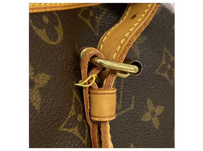 Borsa Tote Louis Vuitton Monogram Bucket GM Marrone - vista 6