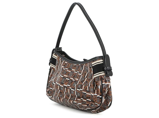 Borsa Salvatore Ferragamo Gancini Marrone - vista 2