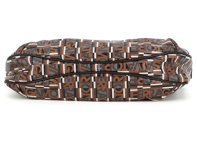 Borsa Salvatore Ferragamo Gancini Marrone - vista 3