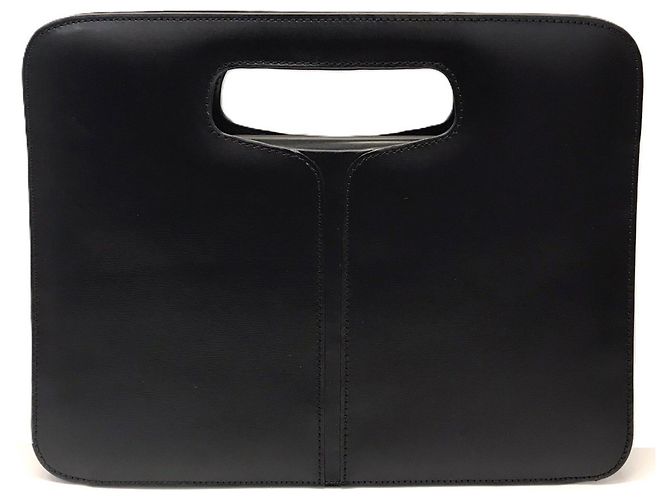 Loewe Black Leather Clutch Handbag - view 2