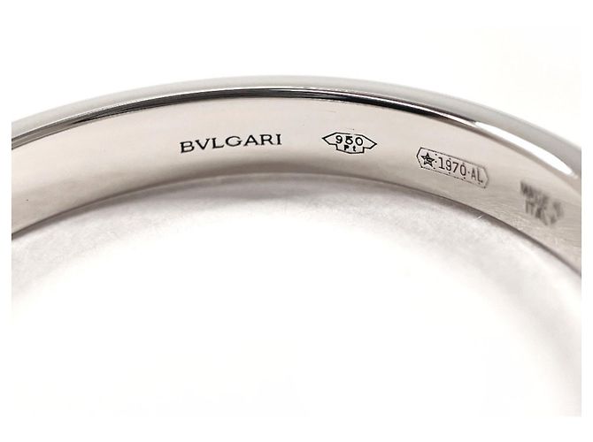 Bulgari Bvlgari Platinum 950 Wedding Ring Silvery - view 3
