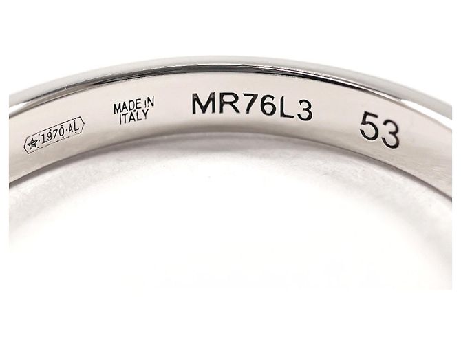 Bulgari Bvlgari Platinum 950 Wedding Ring Silvery - view 4
