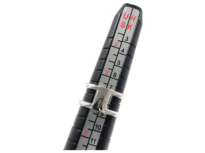 Anillo ancho Interlocking G GUCCI Plata - vista 7