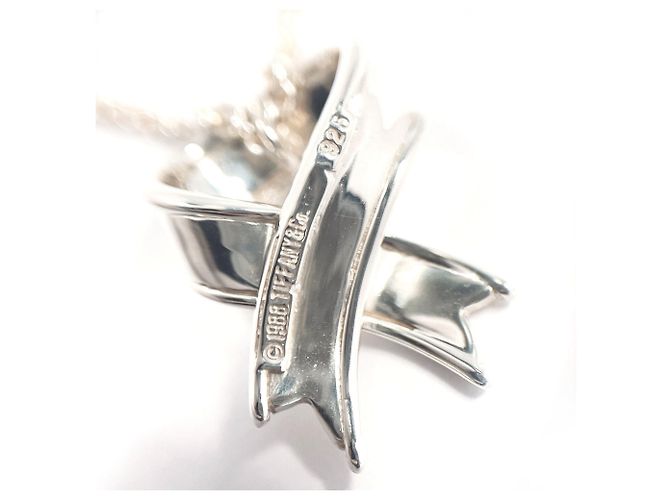 Collana Ribbon in argento sterling 925 Tiffany & Co. - vista 4