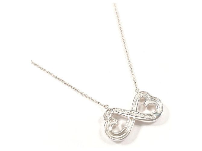 Collana Double Loving Heart Tiffany & Co. Argento - vista 2