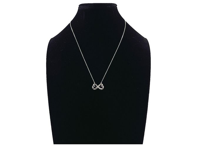 Collana Double Loving Heart Tiffany & Co. Argento - vista 7