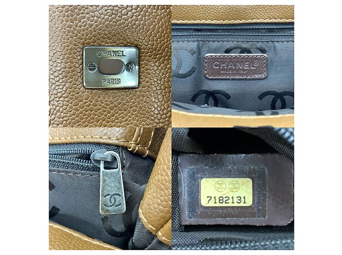 Borsa a tracolla e a mano 2-Way in pelle di vitello martellata Chanel - vista 6