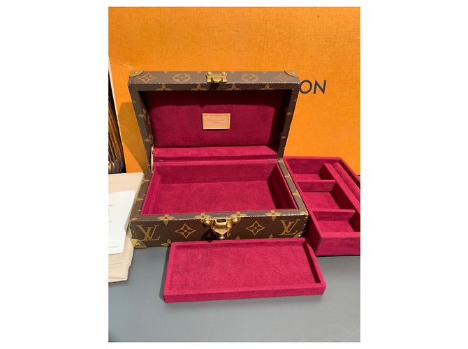 Louis Vuitton Coffret Tresor Monogram Schmuckkästchen Braun - Ansicht 2