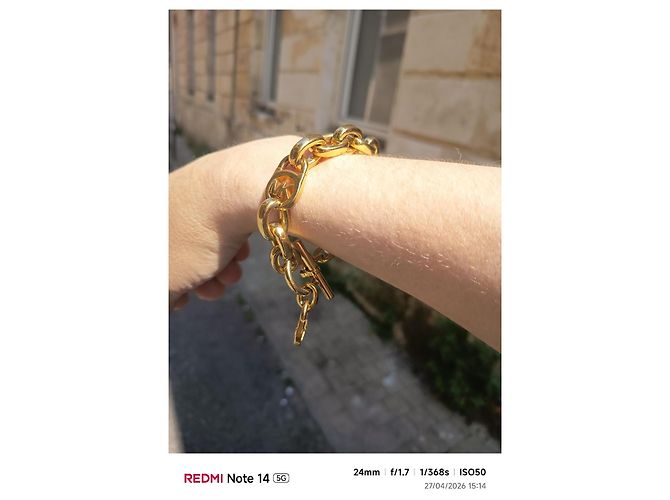 Bracciale a catena Michael Kors color oro D'oro - vista 5