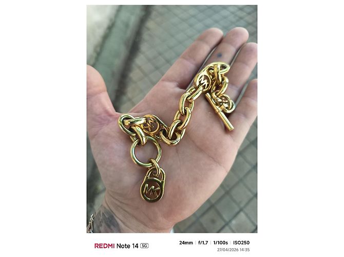 Bracciale a catena Michael Kors color oro D'oro - vista 8
