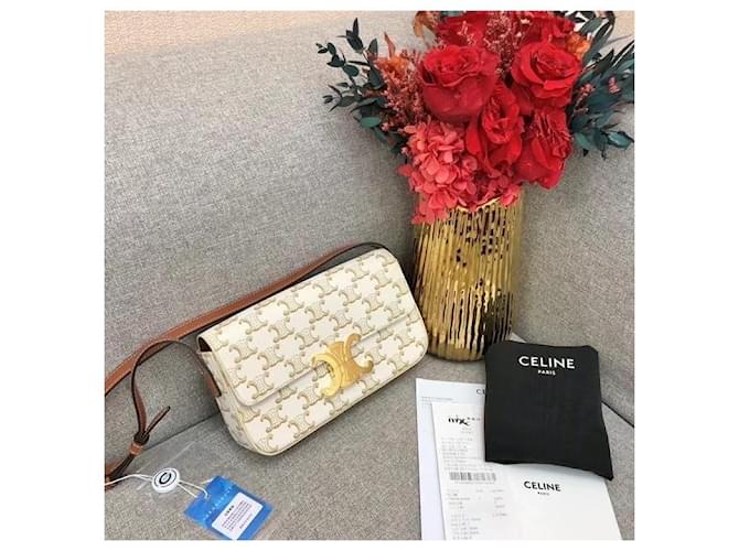 Céline Borsa Celine Triomphe Arc de Triomphe - Bianco - vista 2