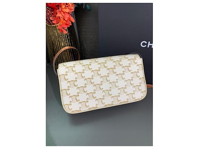 Céline Borsa Celine Triomphe Arc de Triomphe - Bianco - vista 5