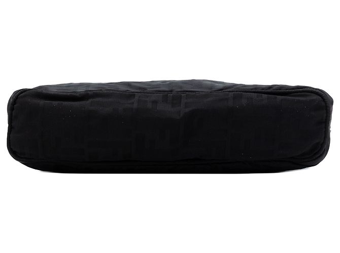Borsa Fendi Black Zucca Nylon Nero - vista 3