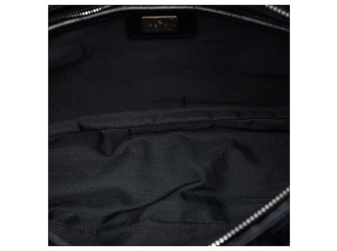 Borsa Fendi Black Zucca Nylon Nero - vista 4
