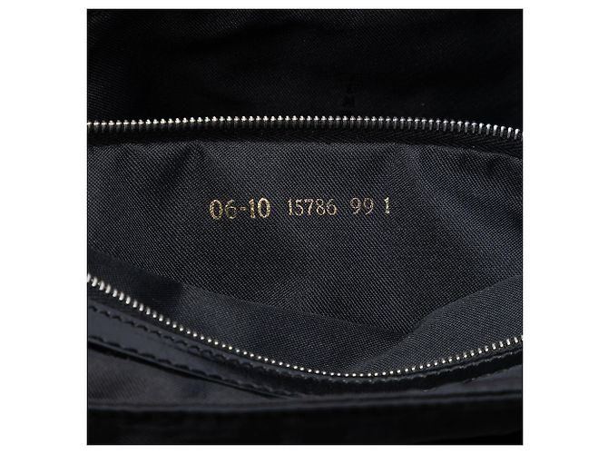 Borsa Fendi Black Zucca Nylon Nero - vista 6