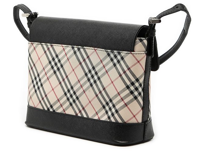 Borsa a tracolla Burberry Beige Nova Check Canvas - vista 2