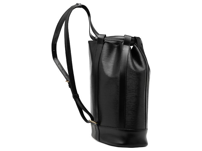 Louis Vuitton Black Epi Randonnee PM Nero - vista 2