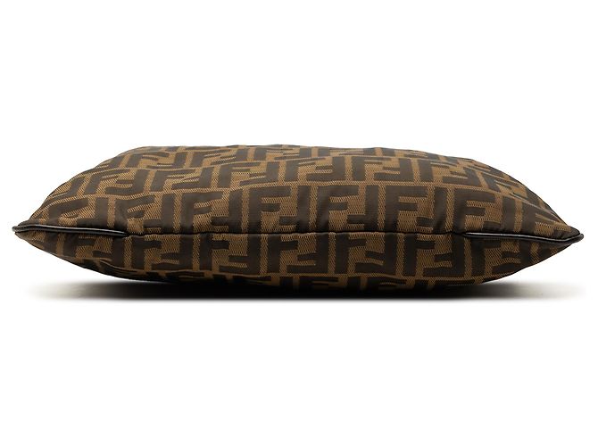 Fendi Marrone Zucca Canvas Crossbody - vista 3