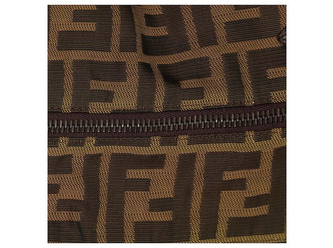 Fendi Marrone Zucca Canvas Crossbody - vista 7