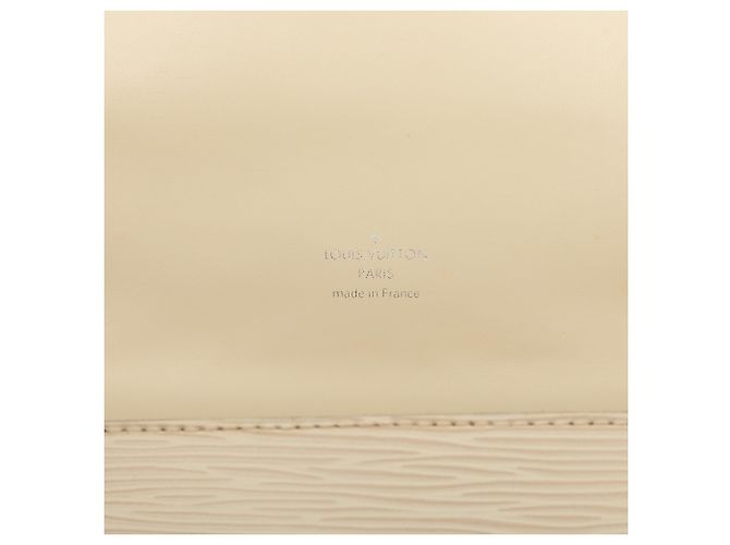Clutch Louis Vuitton Epi Sevigne marrone Beige - vista 5