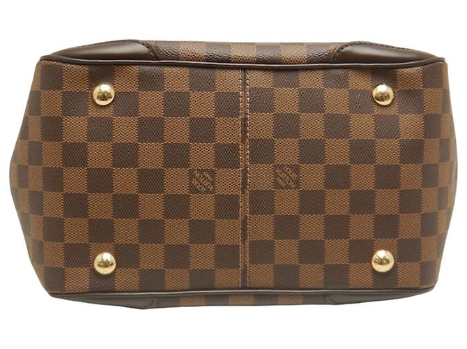 Louis Vuitton Marrone Damier Ebene Verona PM - vista 3