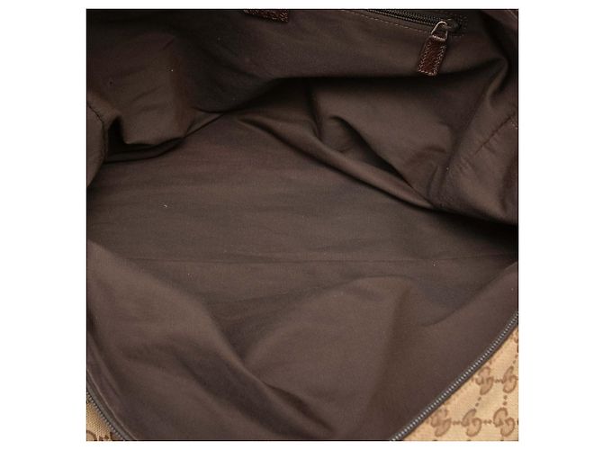 Borsa Spolverino Gucci Beige GG Canvas Web - vista 4